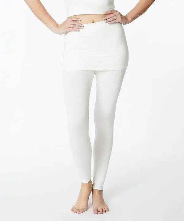 Bamboo Skirted Legging - Pre Washed One Piece Design - FamilyClothes