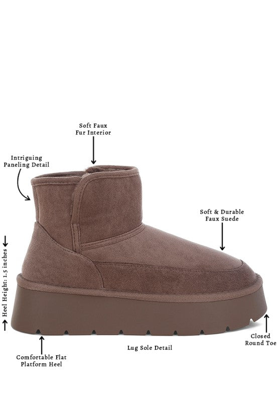 Holias Chunky Heeled Snow Boots for Ultimate Winter Style - FamilyClothes
