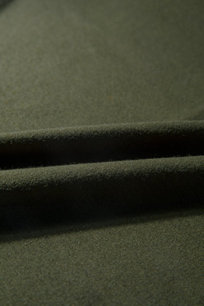 Solid Extended Cuff Long Sleeve Top - FamilyClothes