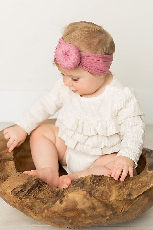 Kid Size Super Soft Donut Turban Headband - FamilyClothes