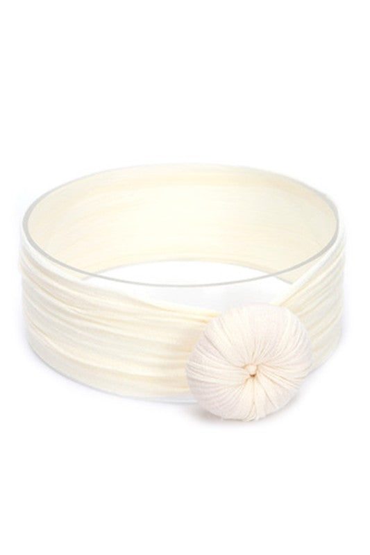 Kid Size Donut Turban Headband - Super Soft & Stylish Accessory for Kids - FamilyClothes