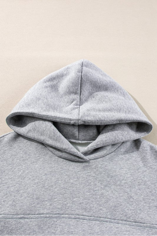 Solid Reverse Seams Hoodie and Joggers Set - FamilyClothes