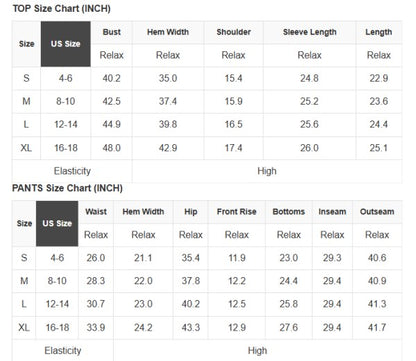 Star Top and Pants Lounge Set - FamilyClothes