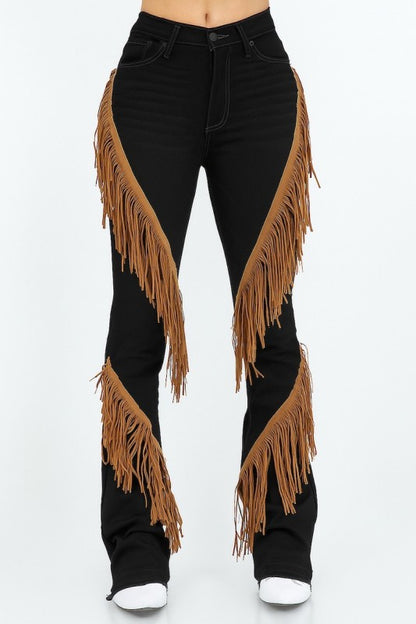 Western Fringe Boot Cut Jean - FamilyClothes