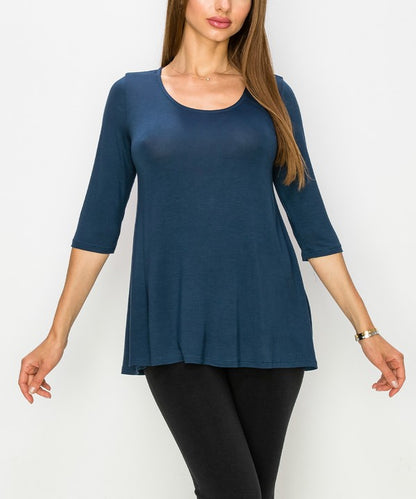 BAMBOO ELBOW TUNIC T - FamilyClothes