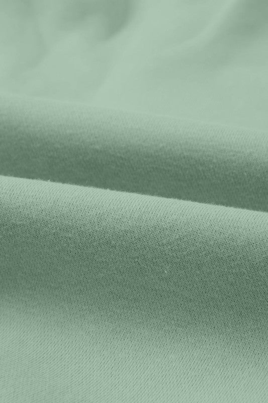 Solid Zip-Up Jacket and Drawstring Pants Set - FamilyClothes