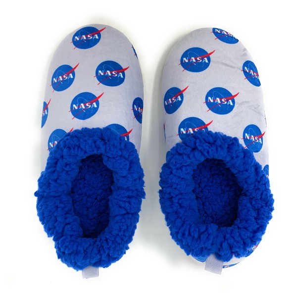 Blast off NASA - Women's Sherpa Slippers Socks - FamilyClothes