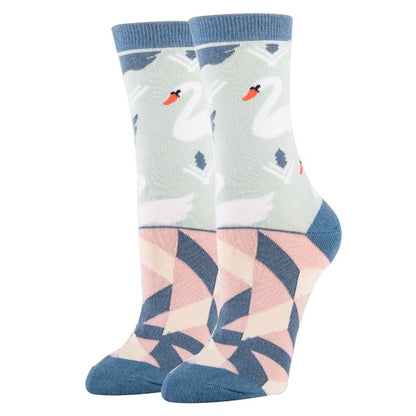 Black Swan - Women's Crew Socks - FamilyClothes