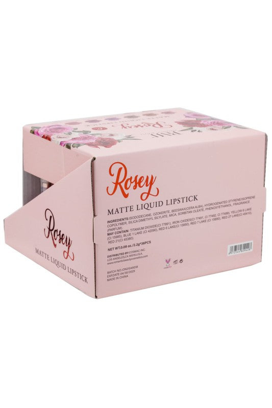 36 Pack Rosey Nude- Matte Liquid Lipsticks - FamilyClothes