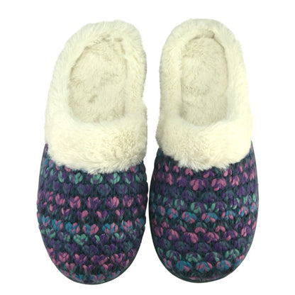 Mermaid Tail Purp - Women's Cozy Sherpa Slipper - FamilyClothes