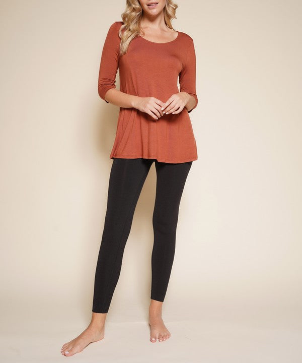 BAMBOO ELBOW TUNIC T - FamilyClothes