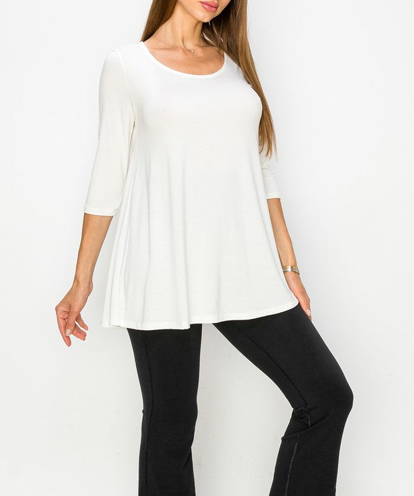BAMBOO ELBOW TUNIC T - FamilyClothes
