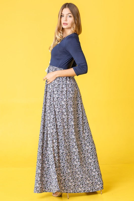 Ditsy Floral Maxi Dress - FamilyClothes
