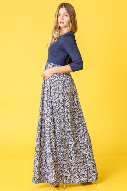 Ditsy Floral Maxi Dress - FamilyClothes