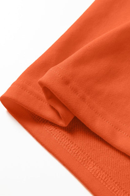 Varsity Stripe Long Sleeve Sweatshirt Dress - FamilyClothes