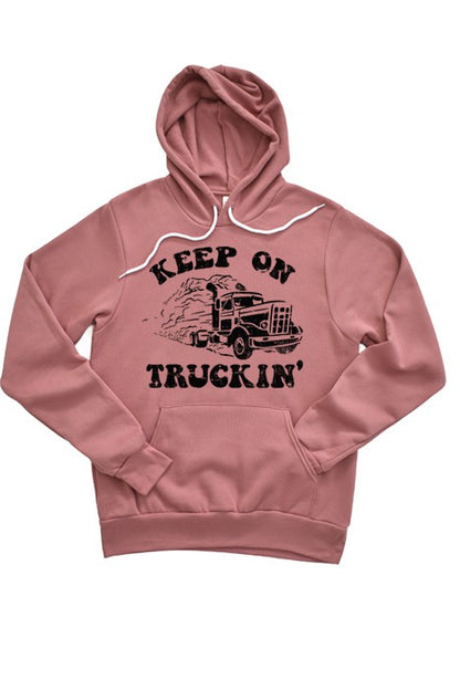 Keep On Truckin Hoodie - FamilyClothes
