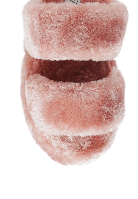 SMOOTHIE FUR SLIP-ON FLATS - FamilyClothes