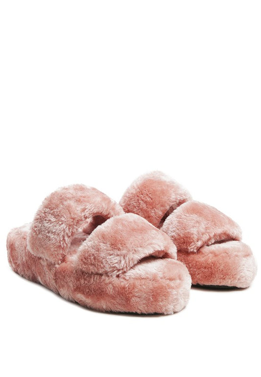 SMOOTHIE FUR SLIP-ON FLATS - FamilyClothes