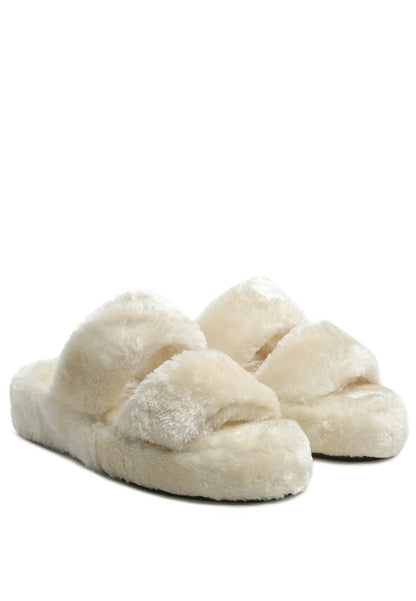 SMOOTHIE FUR SLIP-ON FLATS - FamilyClothes