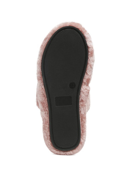 SMOOTHIE FUR SLIP-ON FLATS - FamilyClothes