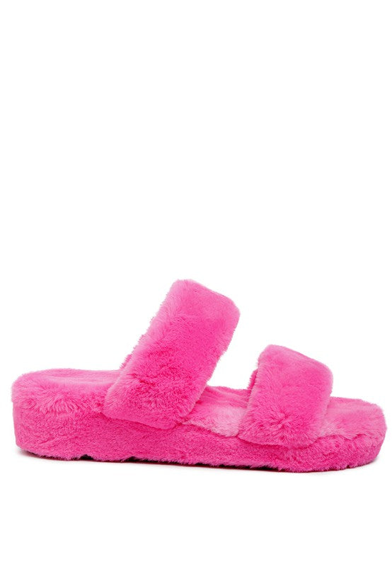 SMOOTHIE FUR SLIP-ON FLATS - FamilyClothes