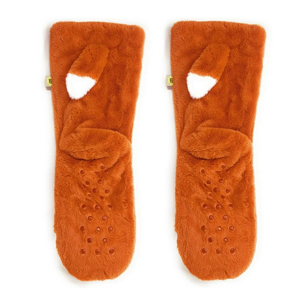 Fox Sakes - Women's Fluffy House Slipper Socks - FamilyClothes