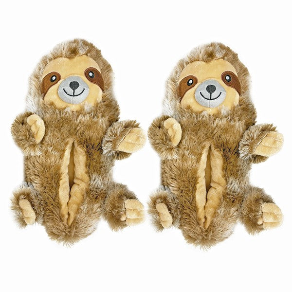 Sloth Hugs - Womens Fluffy House Slippers Shoes - FamilyClothes