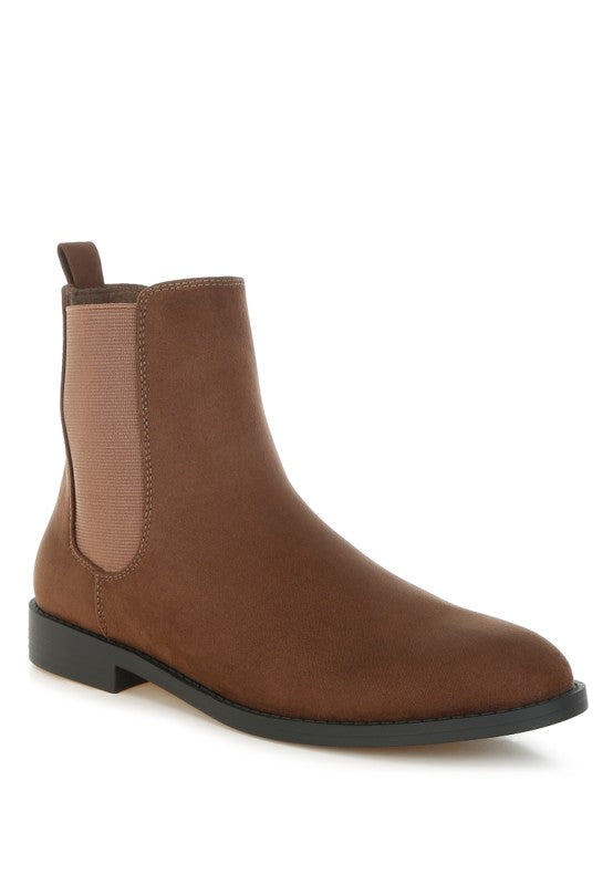 Ayasa Low Block Heel Chelsea Boots - FamilyClothes