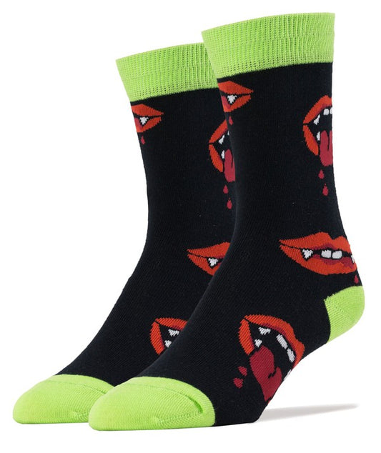 Ahhh Vampire - Men's Funny Novelty Crew Socks - FamilyClothes