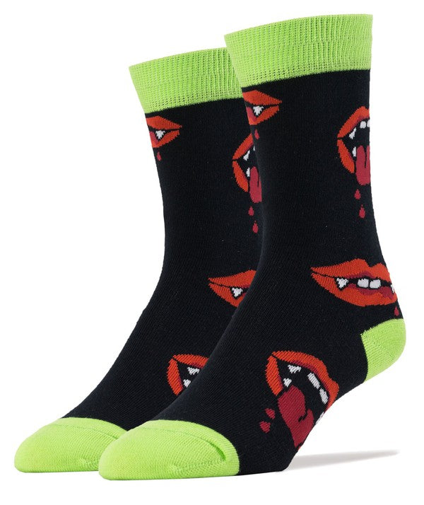 Ahhh Vampire - Men's Funny Novelty Crew Socks - FamilyClothes