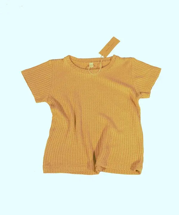 BAMBOO WAFFLE CLASSIC T FOR KIDS - FamilyClothes