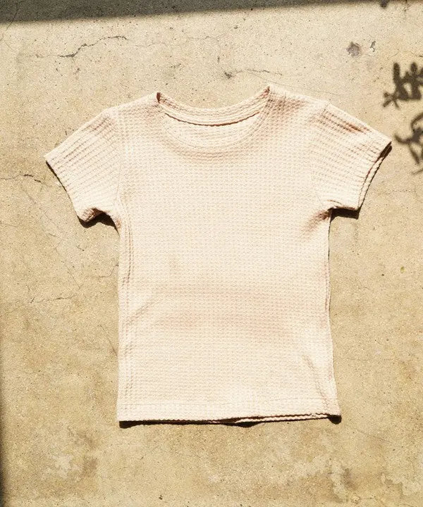 BAMBOO WAFFLE CLASSIC T FOR KIDS - FamilyClothes