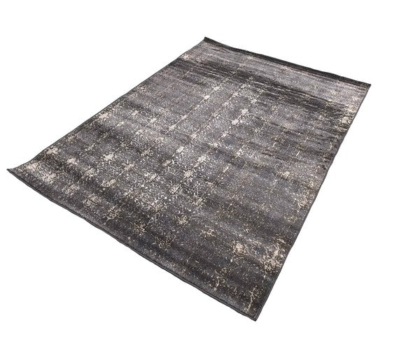 5' x 7'6'' Dark Plum Navy Vintage Silky Rug - FamilyClothes