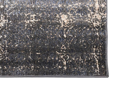 5' x 7'6'' Dark Plum Navy Vintage Silky Rug - FamilyClothes