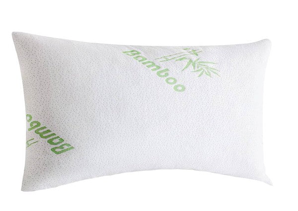 Soft Plush Bamboo Memory Foam Support Pillow - FamilyClothes