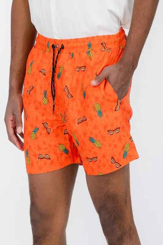 Pineapple Swim Trunks Board Shorts - FamilyClothes