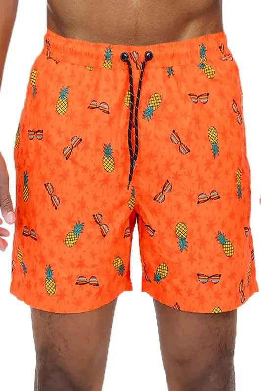 Pineapple Swim Trunks Board Shorts - FamilyClothes