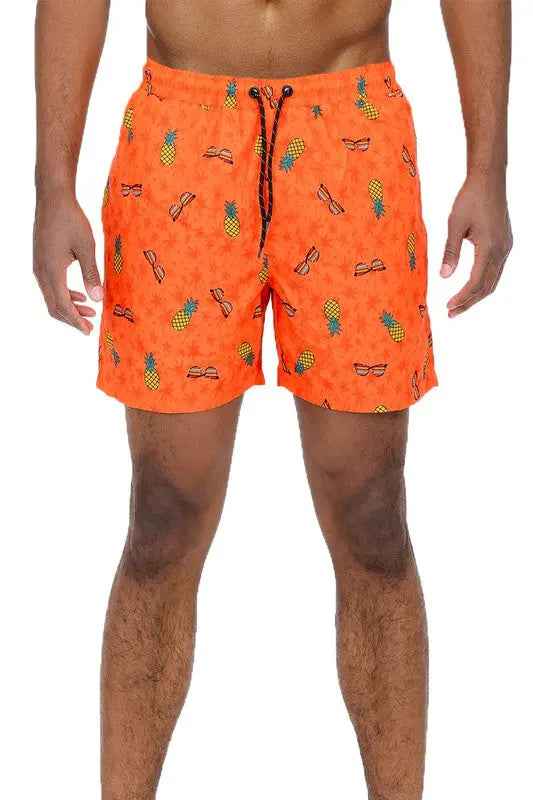 Pineapple Swim Trunks Board Shorts - FamilyClothes