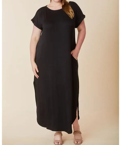 BAMBOO MAXI DRESS CURVY SIZE - FamilyClothes