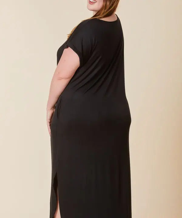 BAMBOO MAXI DRESS CURVY SIZE - FamilyClothes