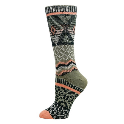Emma - Women's fuzzy crew socks - FamilyClothes
