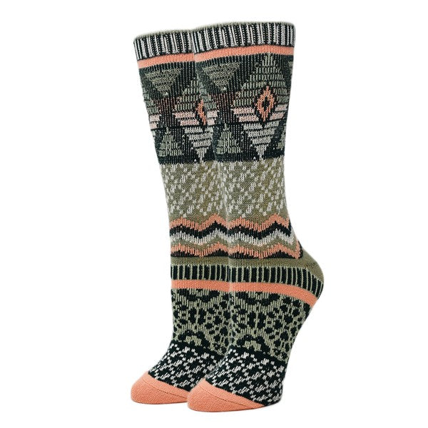 Emma - Women's fuzzy crew socks - FamilyClothes
