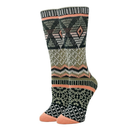 Emma - Women's fuzzy crew socks - FamilyClothes