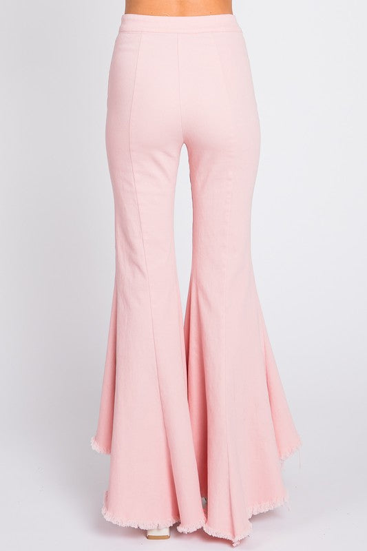 Stretch Denim Pintuck Pleated Jeans - FamilyClothes