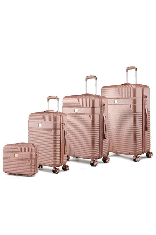 MKF Mykonos Luggage Set by Mia K- 4 pieces - FamilyClothes