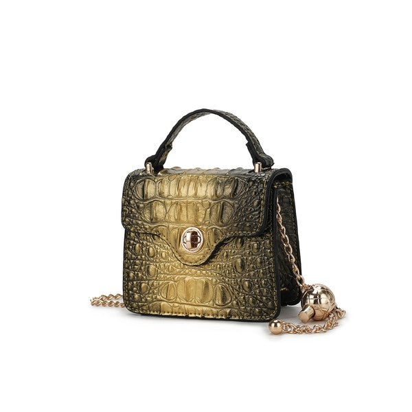 MKF Luxe Mini Satchel with Chain Strap by Mia K - FamilyClothes