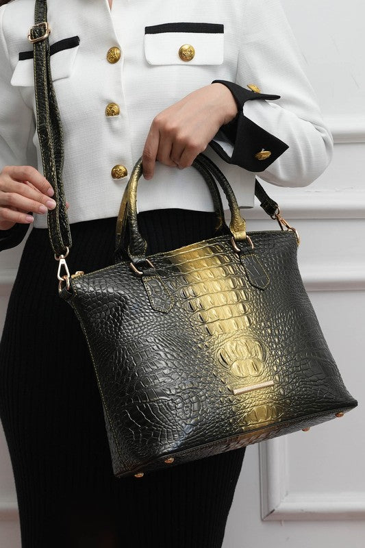 MKF Liora Croc-Embossed Tote Bag by Mia K - FamilyClothes
