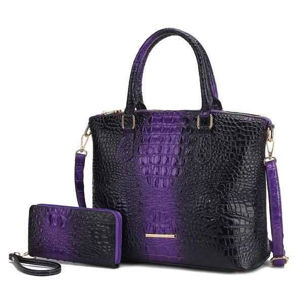 MKF Liora Croc-Embossed Tote Bag by Mia K - FamilyClothes