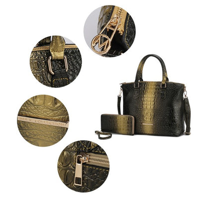 MKF Liora Croc-Embossed Tote Bag by Mia K - FamilyClothes