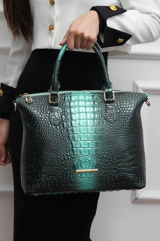 MKF Liora Croc-Embossed Tote Bag by Mia K - FamilyClothes